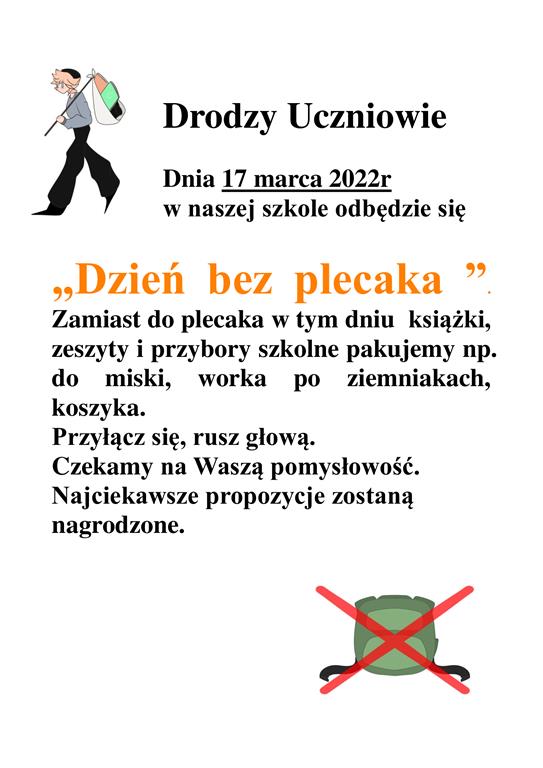 Dzień bez plecaka Copy